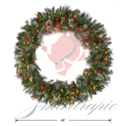 Pre-lit Pine Wreath in Arkansas